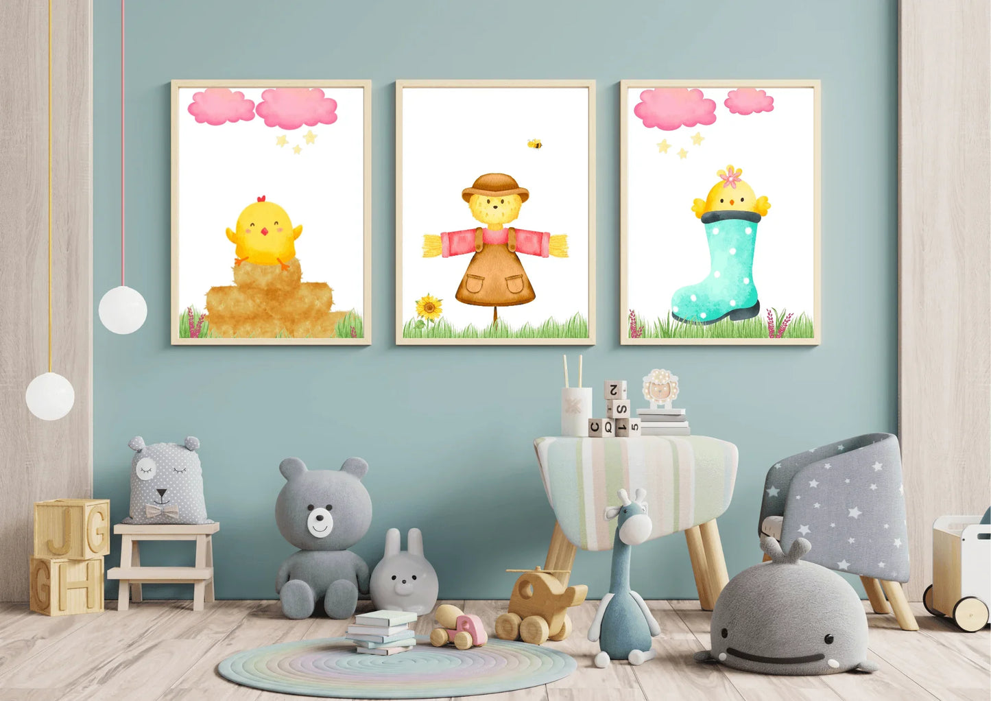 Farm-themed Nursery Prints