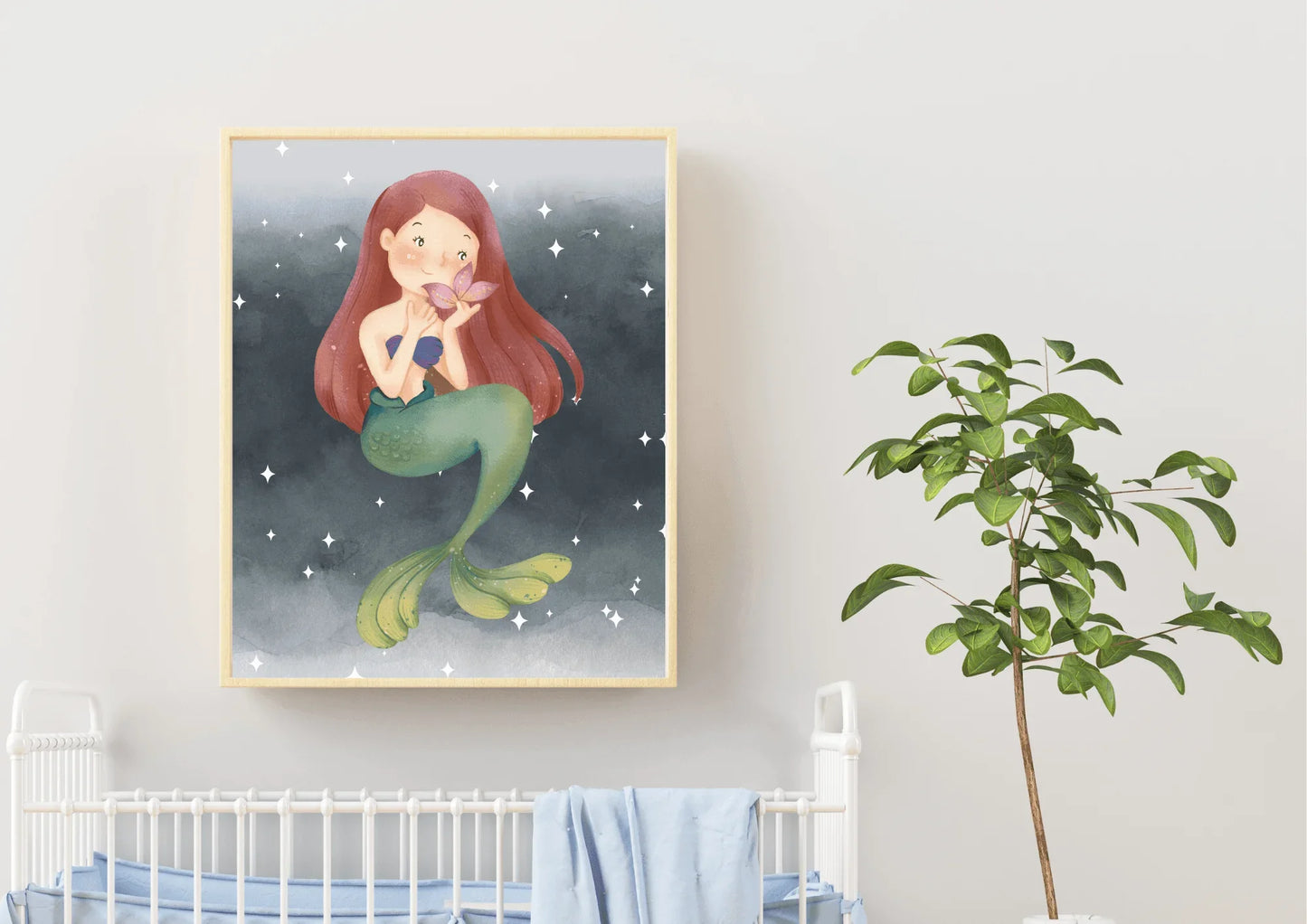 Mermaid Nursery Art