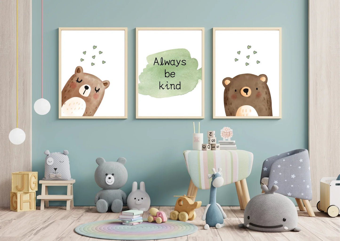 Bear nursery art