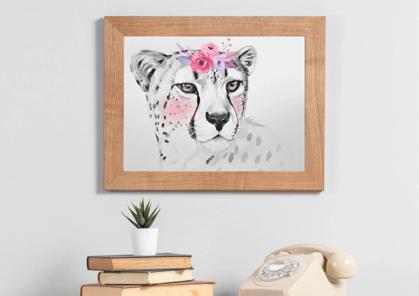 Cheetah nursery art