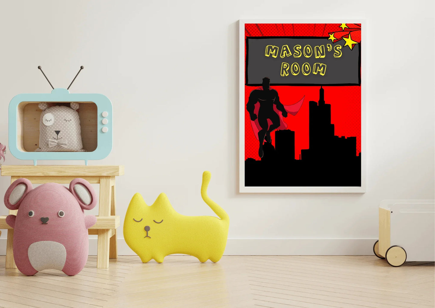 Personalized Superhero Poster
