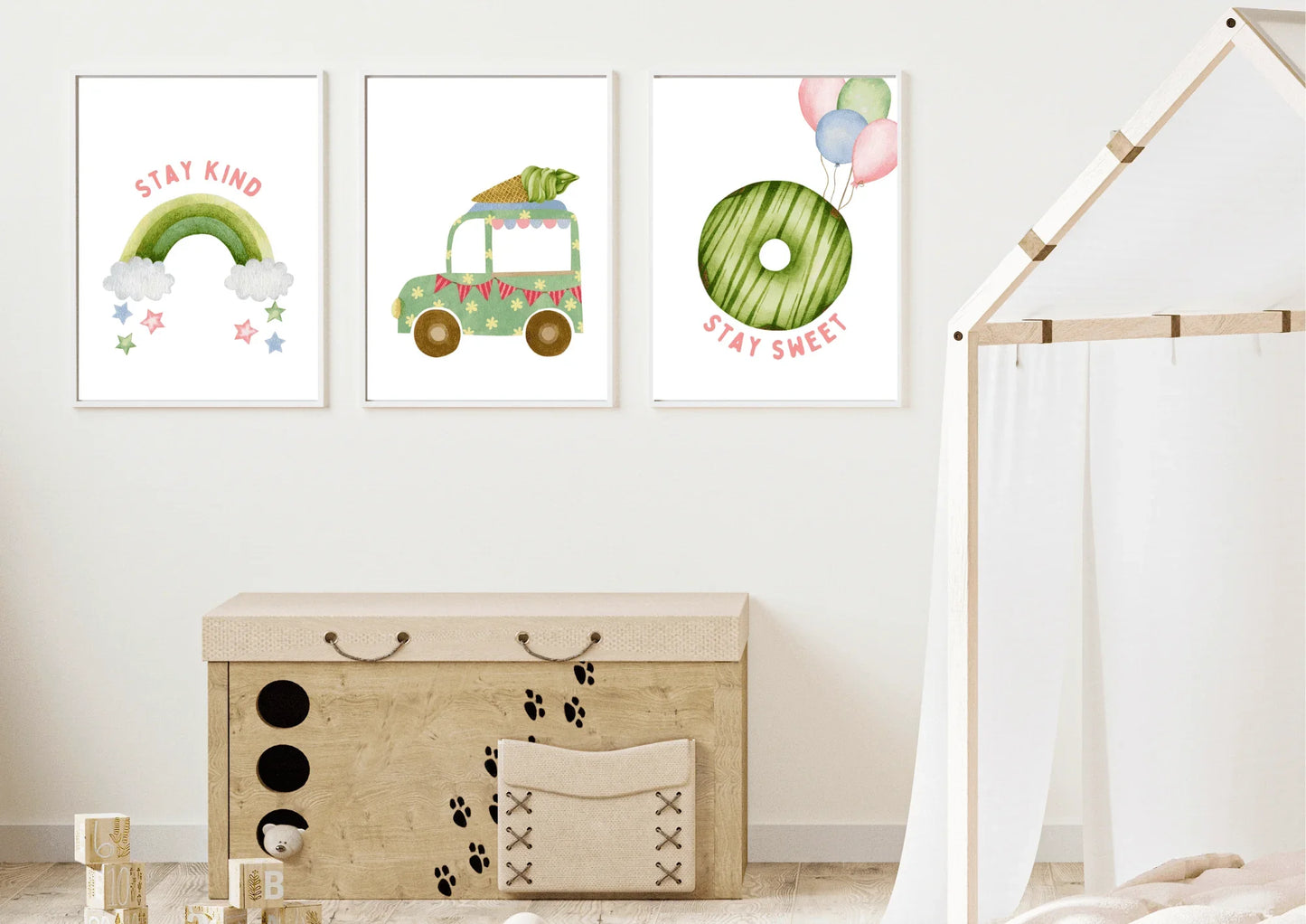 Ice Cream Truck Nursery Print