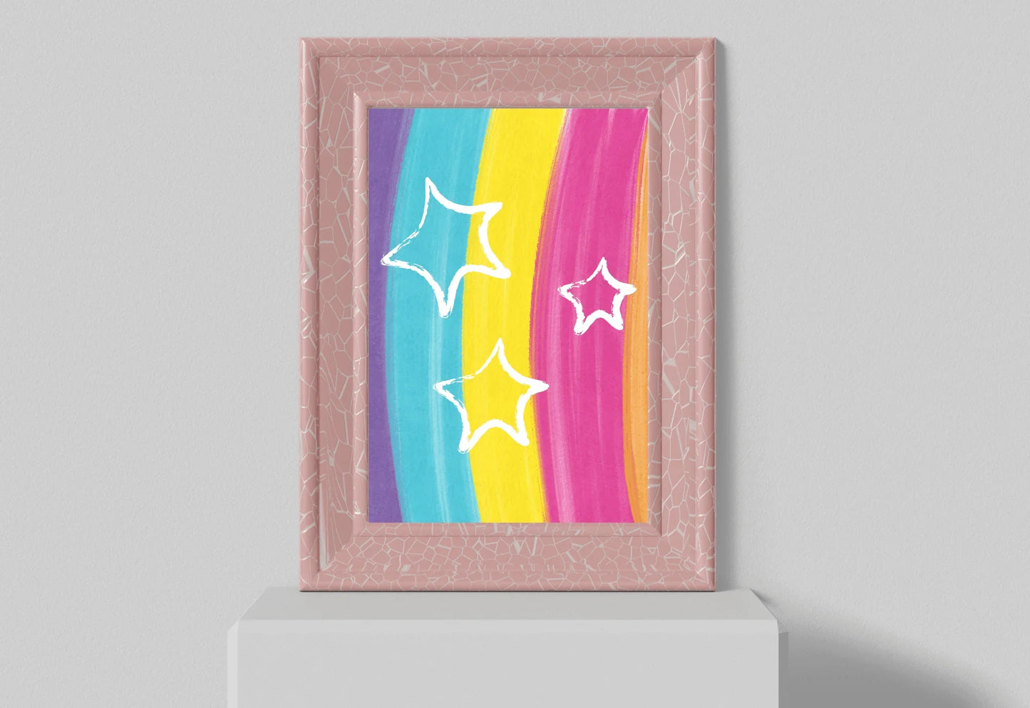 Rainbow Nursery Print