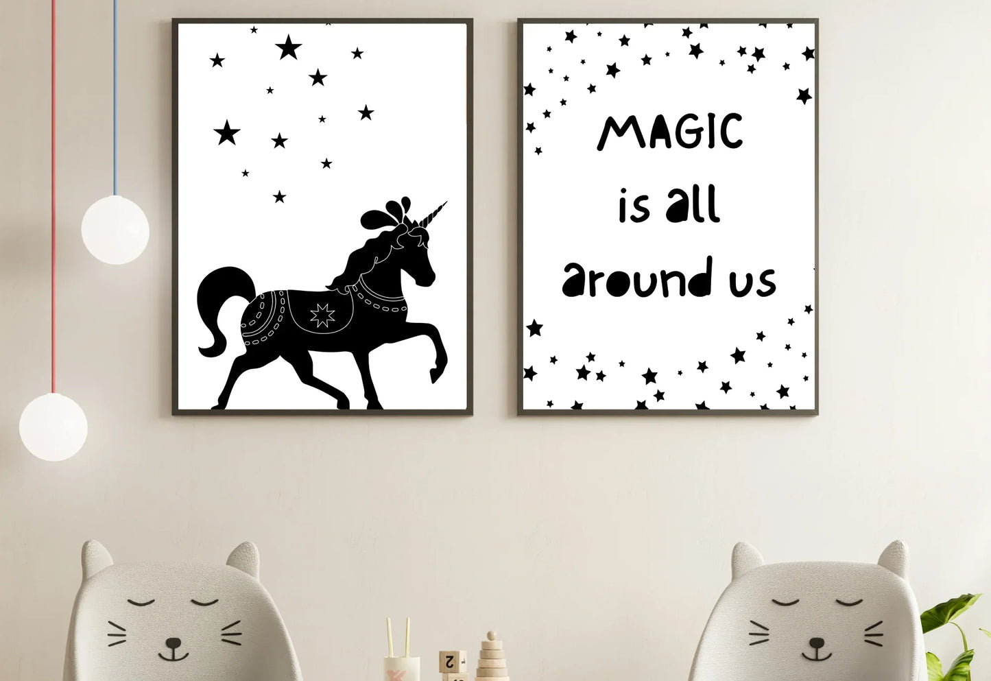Unicorn nursery art