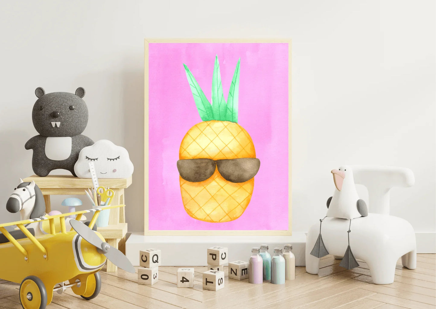Tropical Pineapple Nursery Art