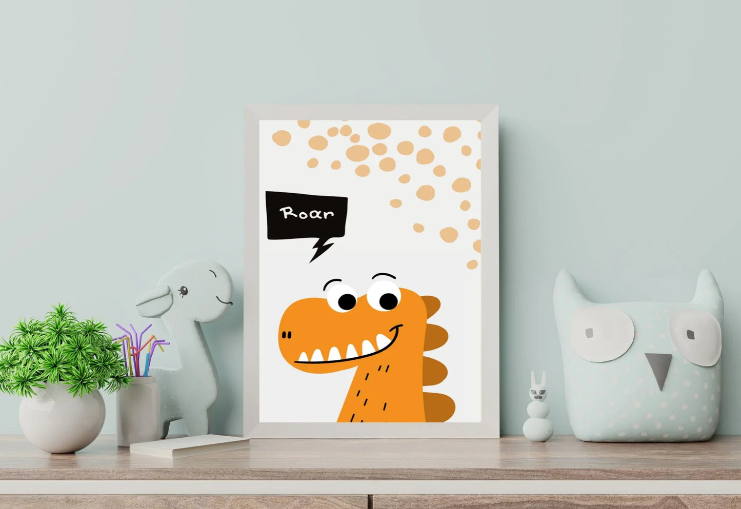 Dinosaur nursery art