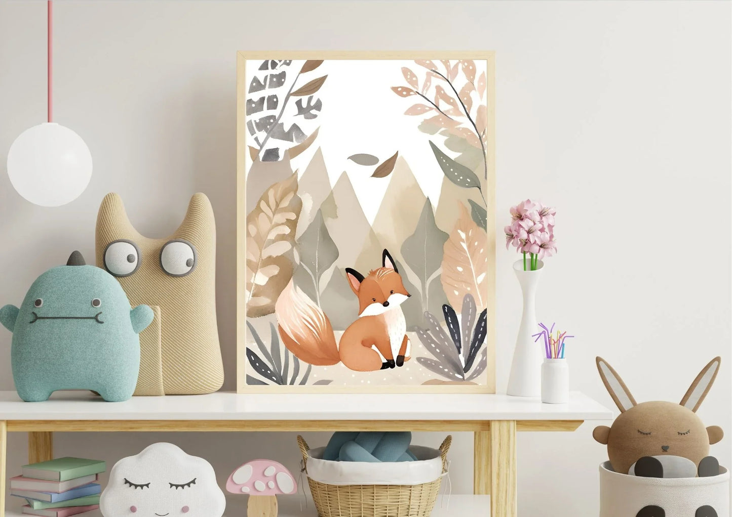 Woodlands Fox Nursery Art