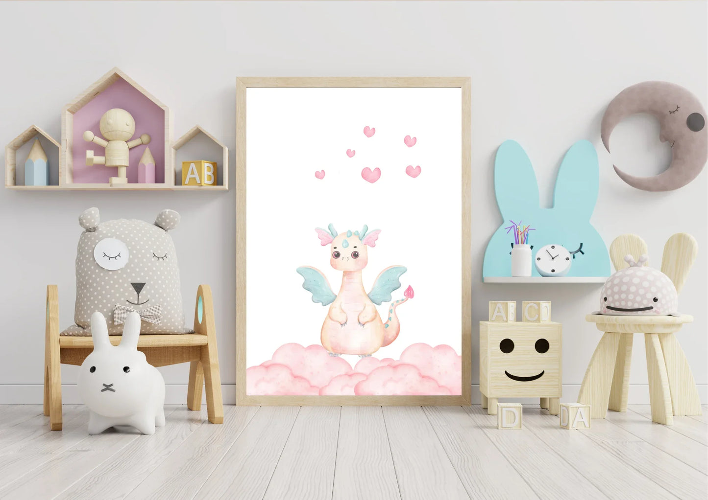 dragon nursery wall art