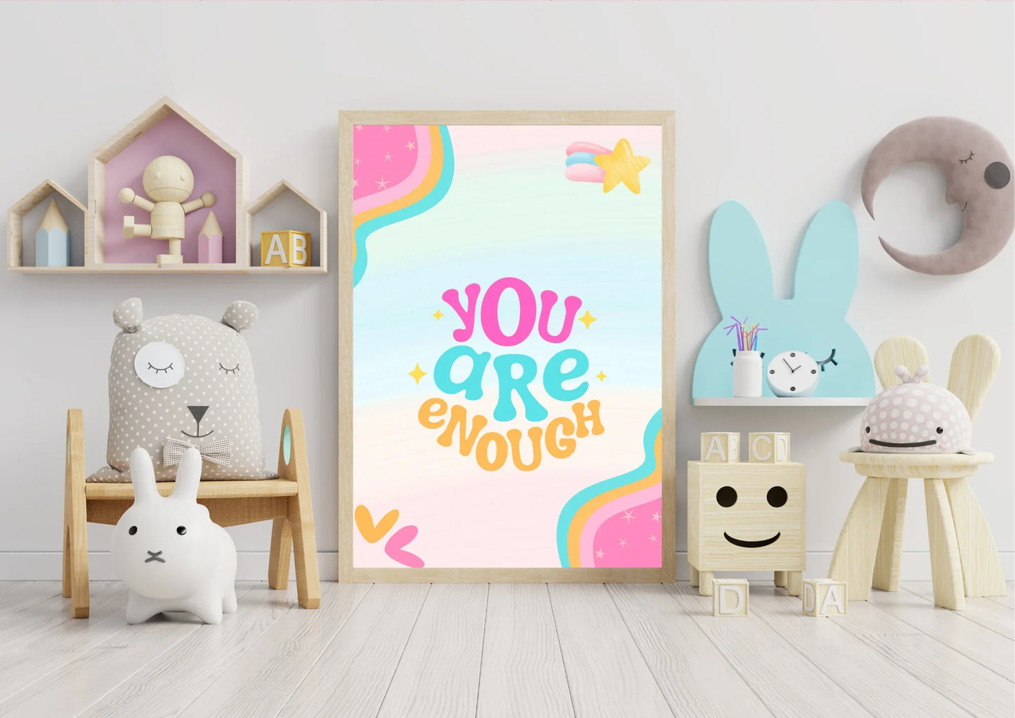 you are enough nursery art
