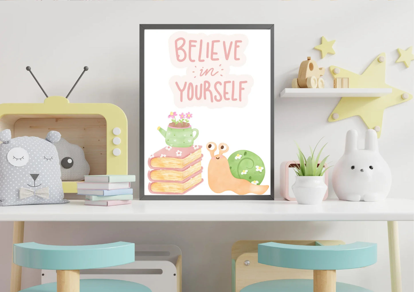Snail nursery decor
