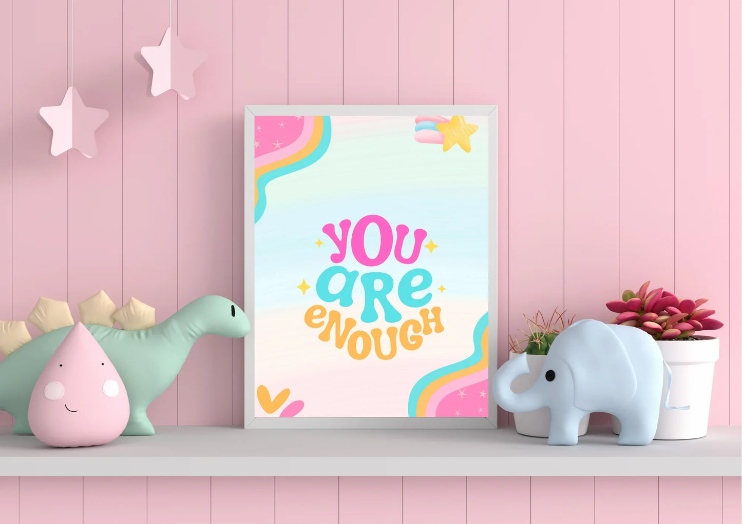 you are enough nursery art