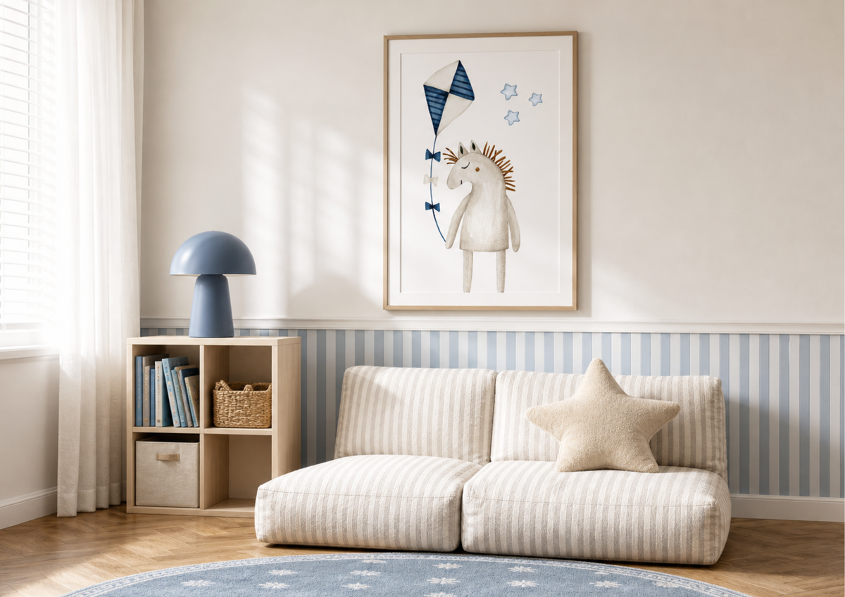 Nursery wall art | Cute unicorn print | Baby room decor