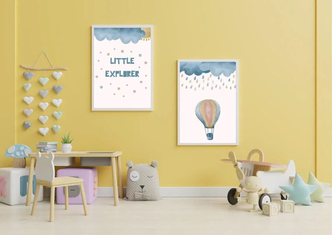 Gender-neutral Nursery Décor - Little Jelly Bean Art