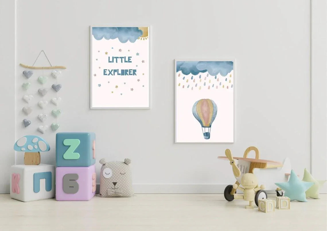 Gender-neutral Nursery Décor - Little Jelly Bean Art