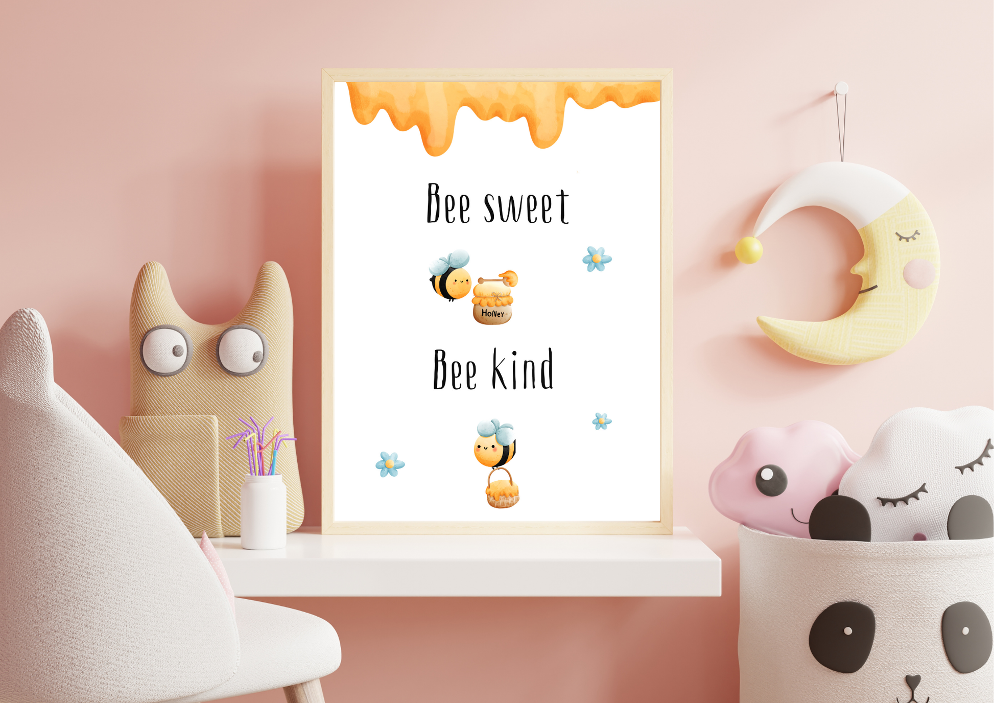 Bee Sweet Bee Kind Print