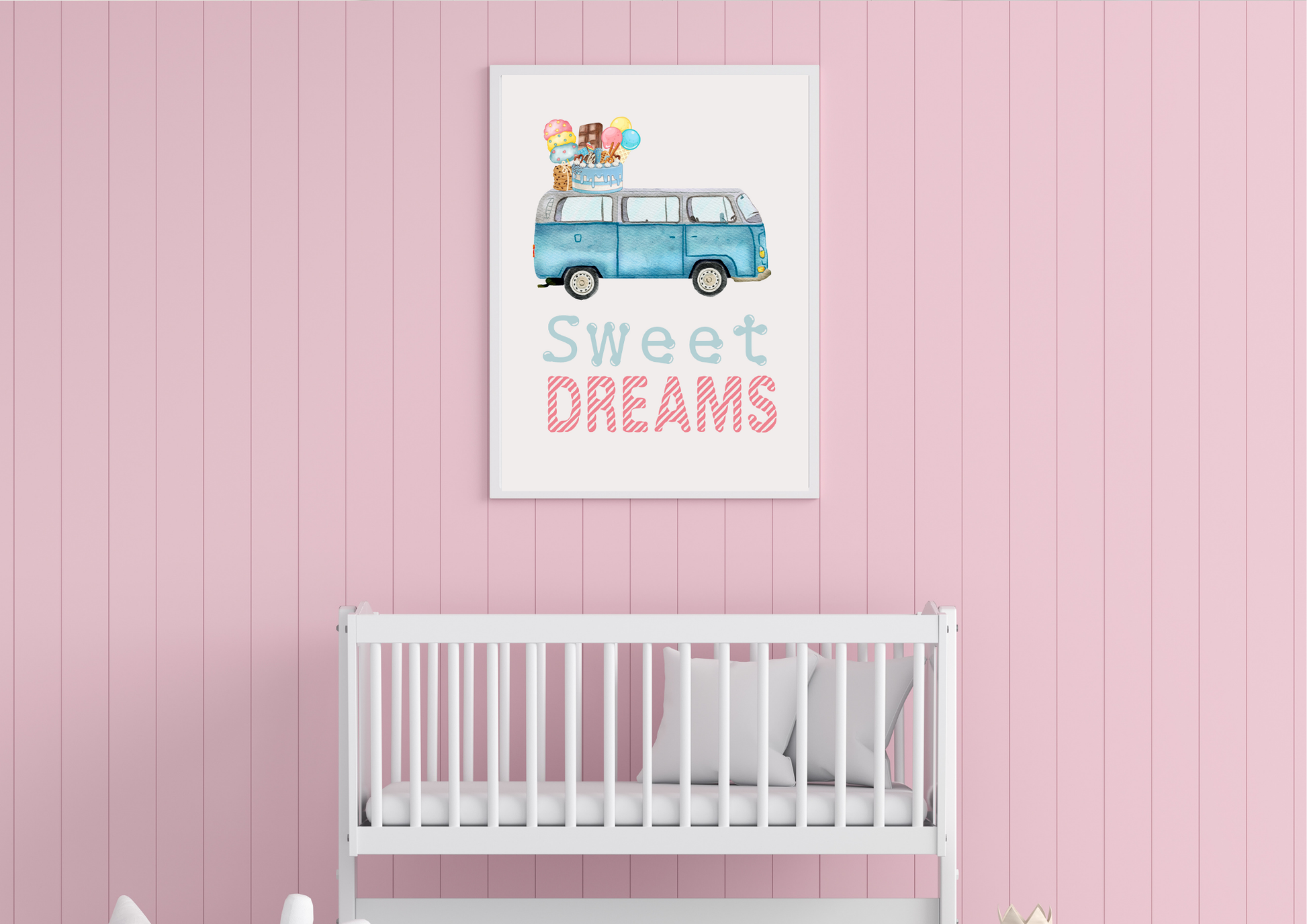 Camper van nursery art