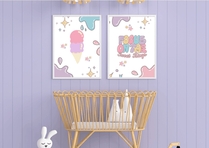 Ice Cream Wall Print