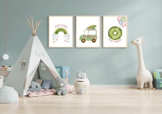 Ice Cream Truck Nursery Print