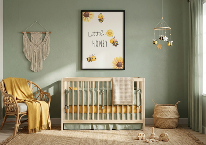 Little Honey Nursery Print