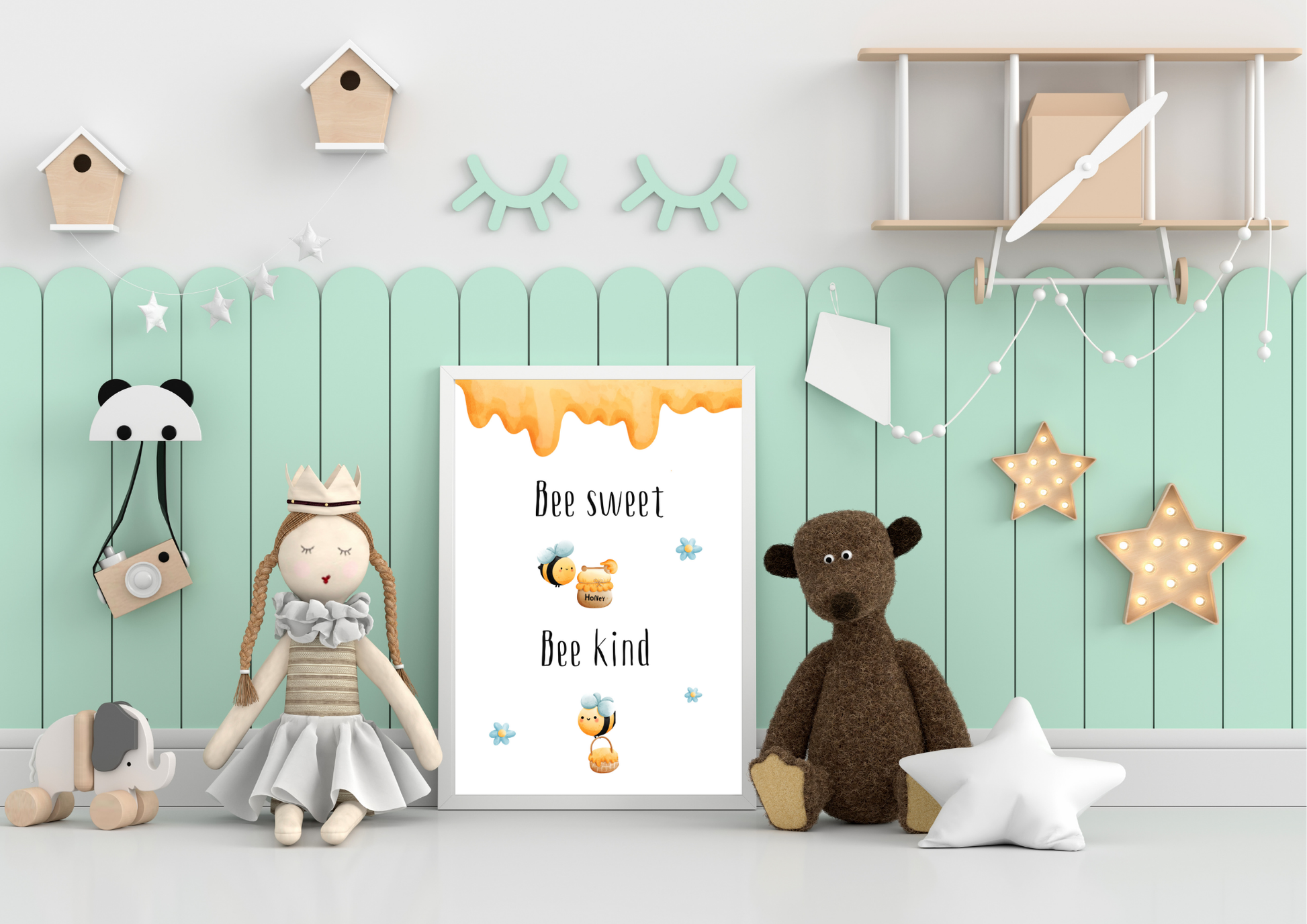 Bee Sweet Bee Kind Print