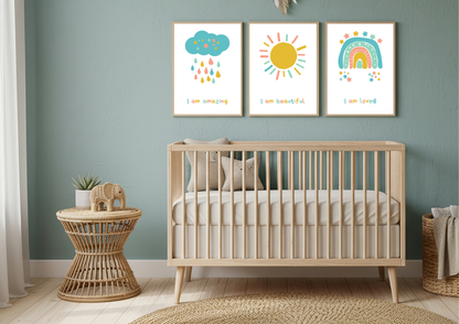 Positve Affirmations Nursery Prints