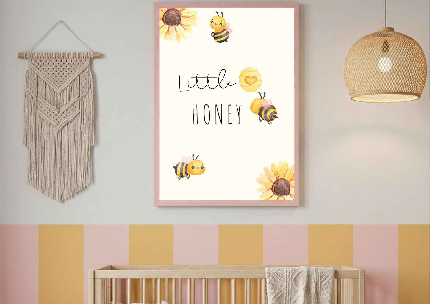 Little Honey Nursery Print
