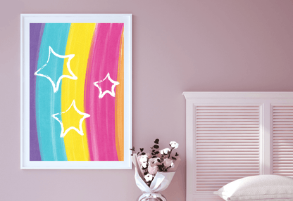 Rainbow Nursery Print
