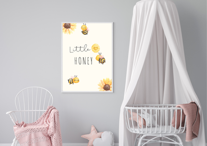 Little Honey Nursery Print