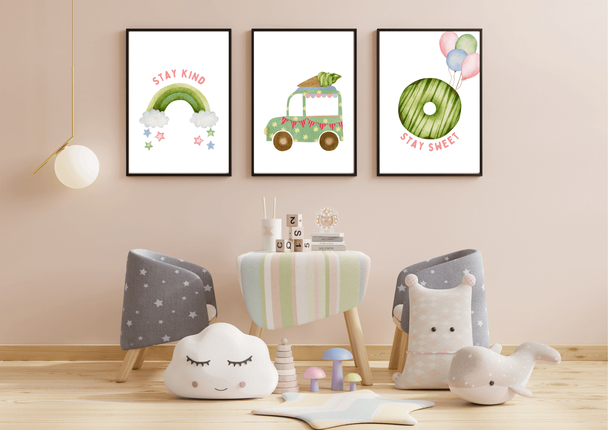 Ice Cream Truck Nursery Print