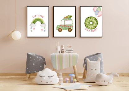 Ice Cream Truck Nursery Print