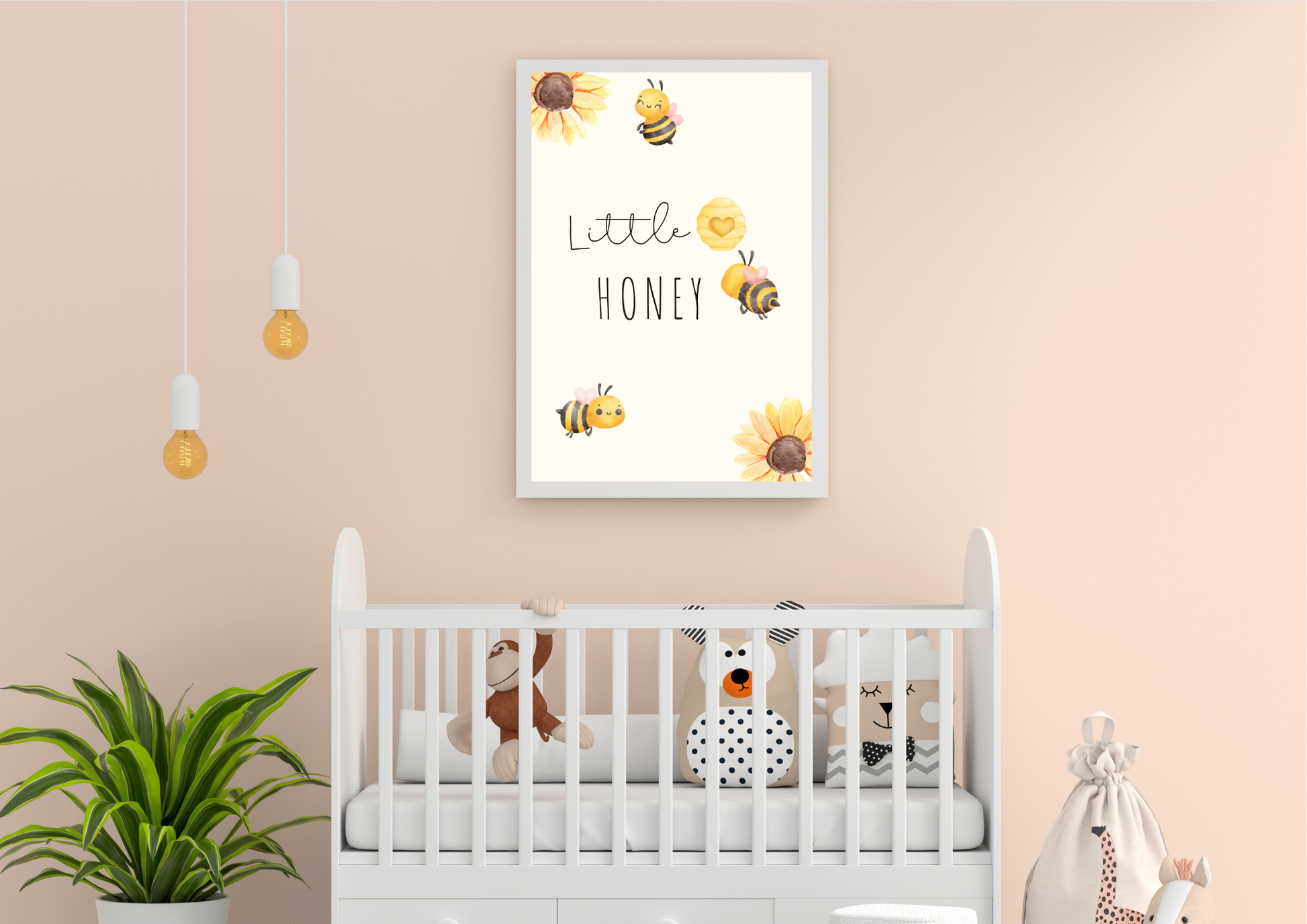 Little Honey Nursery Print
