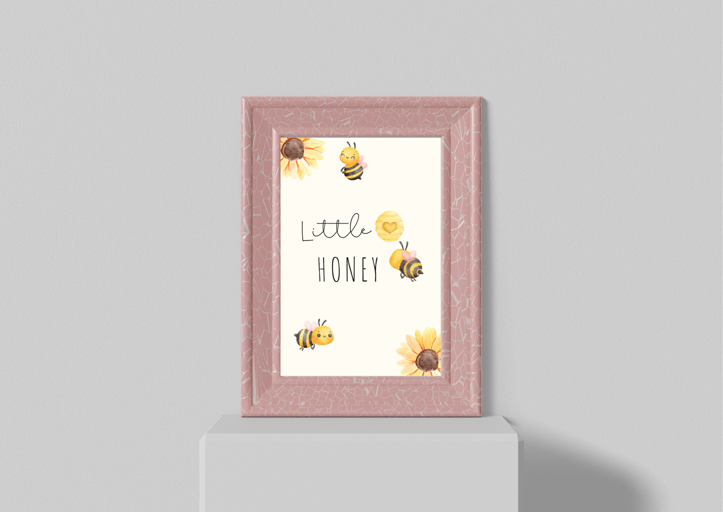 Little Honey Nursery Print