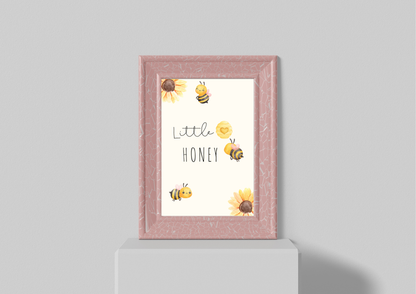 Little Honey Nursery Print