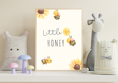 Little Honey Nursery Print