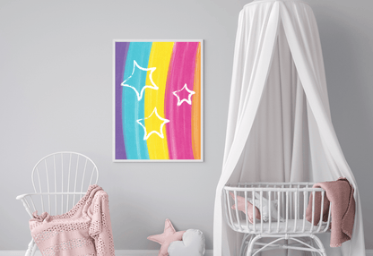 Rainbow Nursery Print