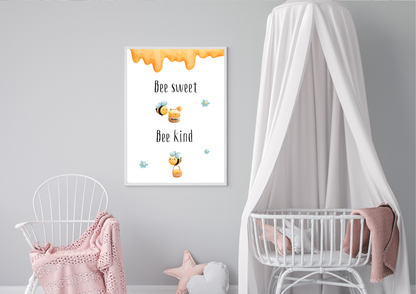 Bee Sweet Bee Kind Print