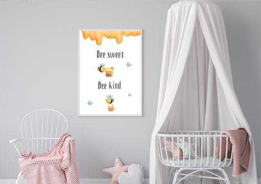 Bee Sweet Bee Kind Print