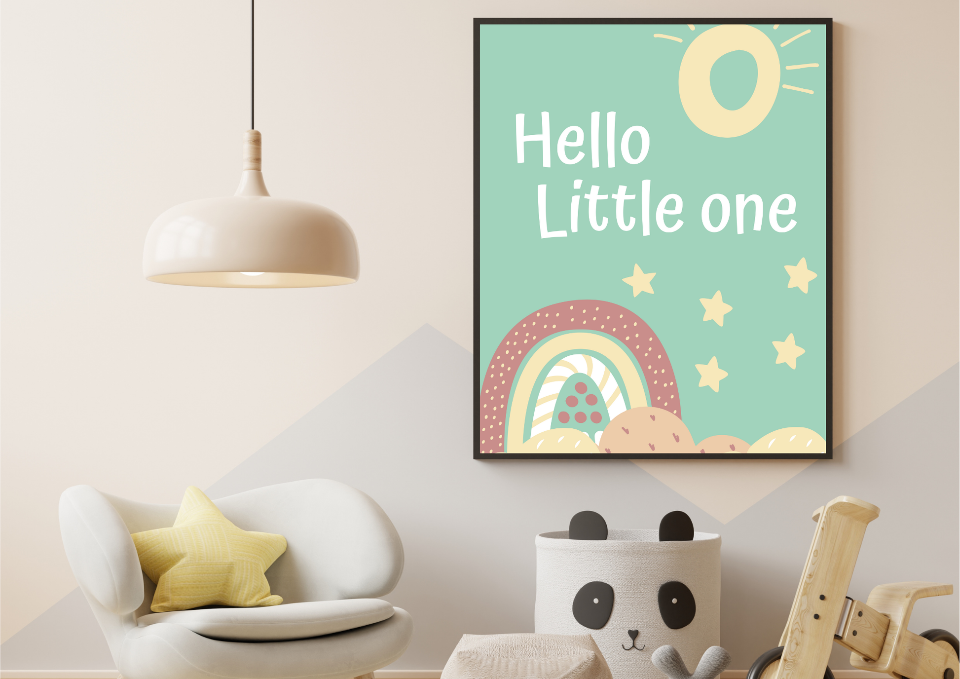 Hello Little One print