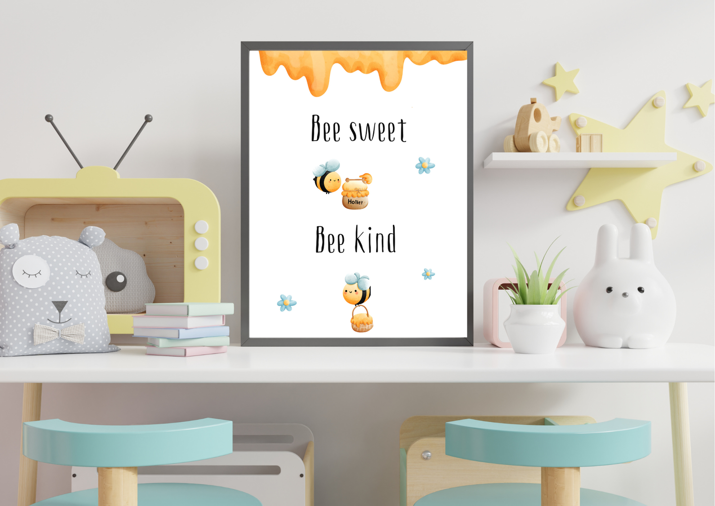Bee Sweet Bee Kind Print