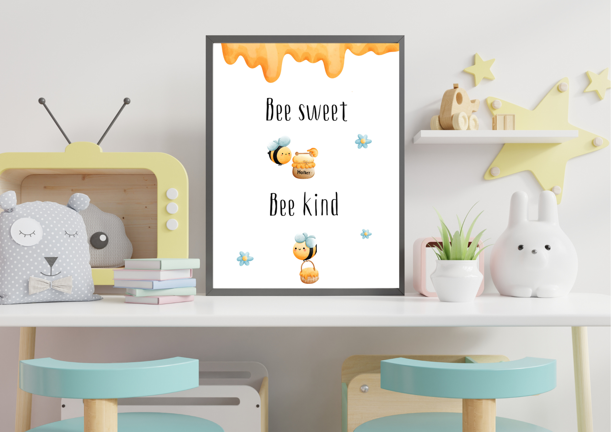 Bee Sweet Bee Kind Print