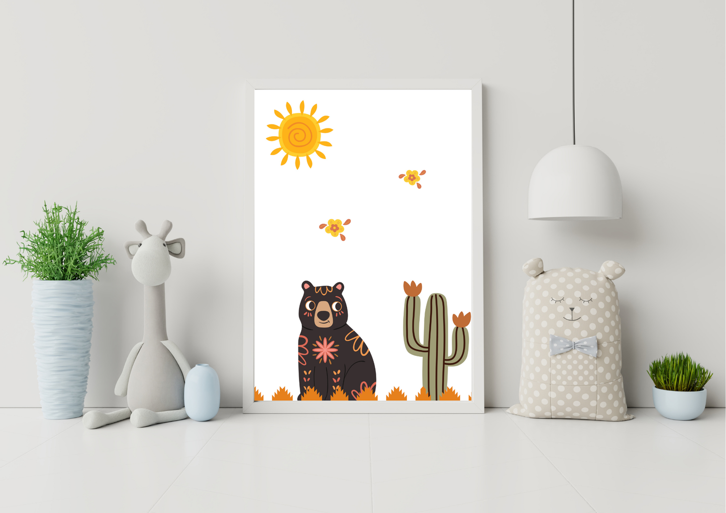Mexican bear  nursery art