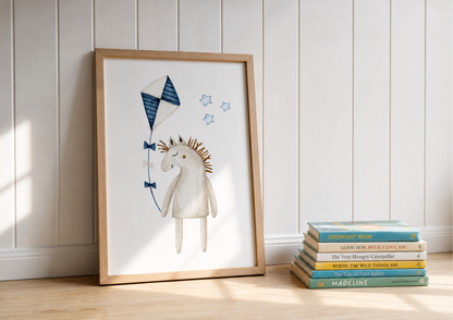 Nursery wall art | Cute unicorn print | Baby room decor