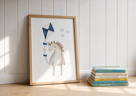 Nursery wall art | Cute unicorn print | Baby room decor