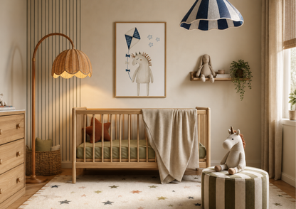 Nursery wall art | Cute unicorn print | Baby room decor