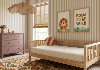 Lion Safari Nursery Wall Art | Born to be Wild Set | Digital Print